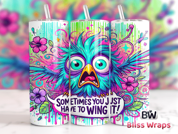Download Sarcastic Funny Bird Tumbler Wrap Png - Wrap Collection