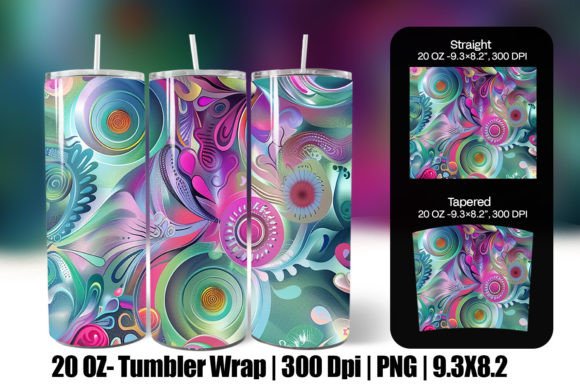 Download Digital Pattern Wrap Tumbler Design - Wrap Collection