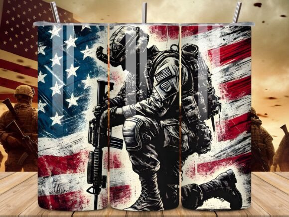 Download USA Military 20 Oz Tumbler Wrap PNG - Wrap Collection