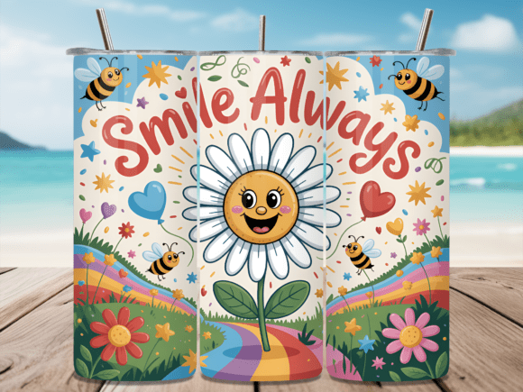 Download Daisy &amp; Bees Inspirational Tumbler Wrap - Wrap Collection