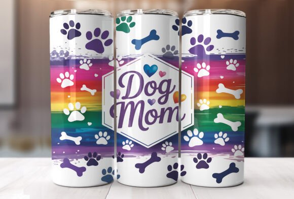 Download 20oz Dog Mom Tumbler Wrap PNG - Wrap Collection