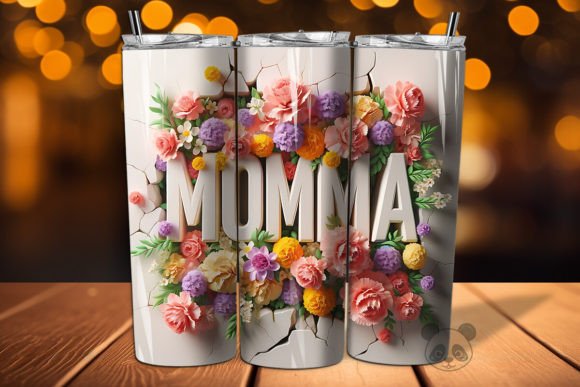 Download Momma 3D Mother's Day Tumbler Wrap - Wrap Collection