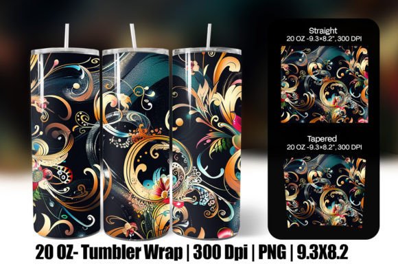 Download Digital Pattern Wrap Tumbler Design - Wrap Collection