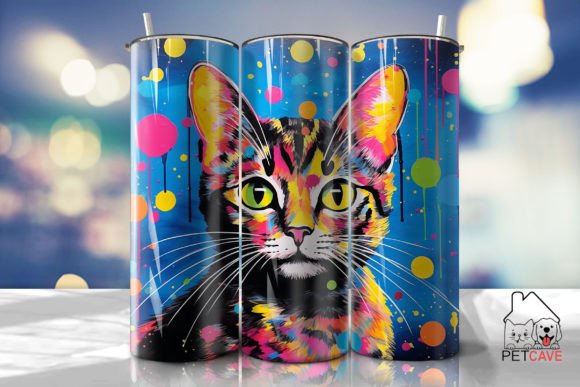 Download 3D Pop Art Fusion Resin Tumbler Wrap - Wrap Collection