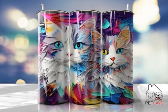 Download 3D Pop Art Fusion Tumbler Wrap - Wrap Collection