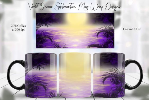 Download Sunset Mug Sublimation Wrap / Beach Wrap - Wrap Collection