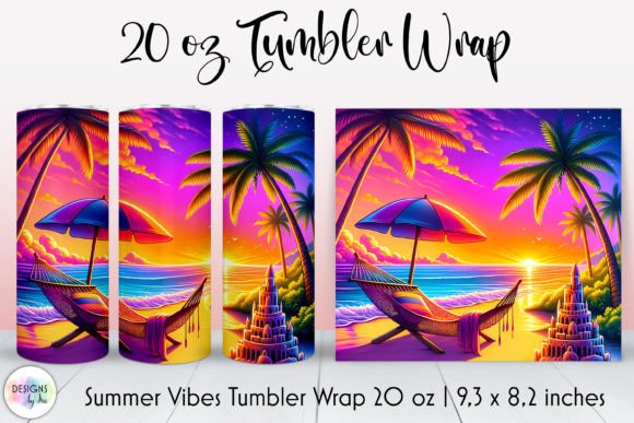Download Tropical Summer Tumbler Wrap Design - Wrap Collection