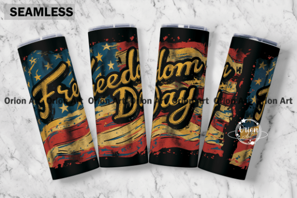 Download Freedom Day USA Flag Tumbler Wrap PNG - Wrap Collection