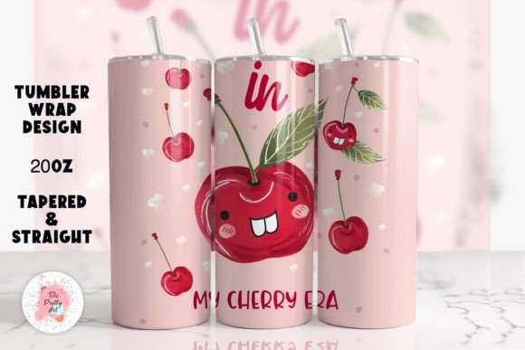 Download Cherry Tumbler Wrap 20oz Sublimation - Wrap Collection