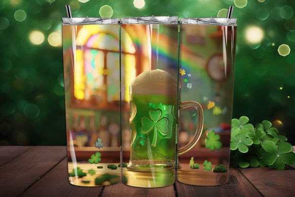 Download St Patrick Beer 3D Tumbler Wrap - Wrap Collection