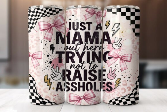 Download Funny Mama 20oz Tumbler Wrap Design - Wrap Collection