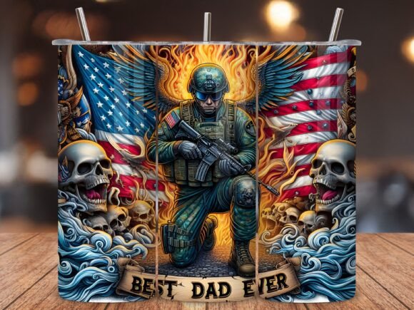 Download Usa Patriotic Tumbler Wrap Fathers Day - Wrap Collection