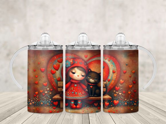 Download Love Kids Sippy Cup Sublimation Wrap PNG - Wrap Collection