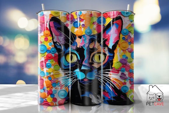 Download 3D Pop Art Fusion Tumbler Wrap 1 - Wrap Collection