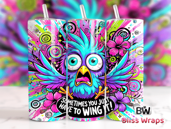 Download Sarcastic Funny Bird Tumbler Wrap Png - Wrap Collection