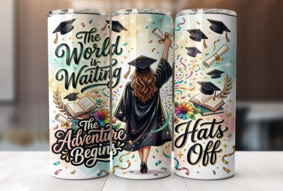 Download 2026 Graduation 20oz Tumbler Wrap Design - Wrap Collection