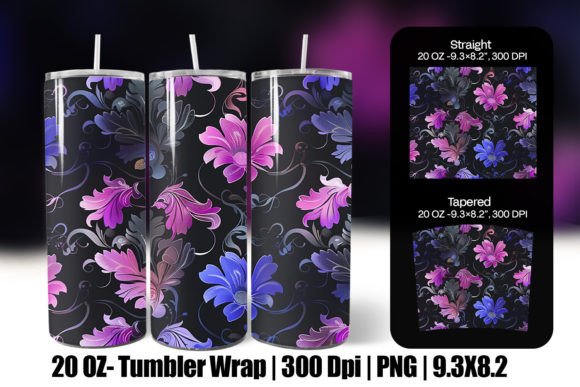 Download Digital Pattern Wrap Tumbler Design - Wrap Collection
