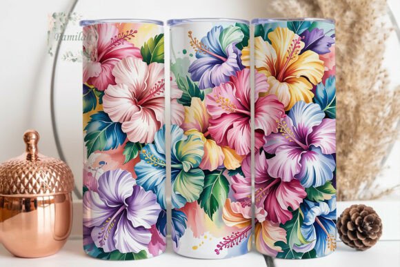 Download Pastel Floral Blooms 20oz Tumbler Wrap - Wrap Collection