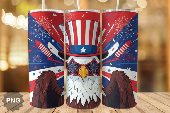 Download Patriotic Eagle Tumbler Wrap PNG - Wrap Collection