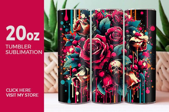 Download Floral Design Tumbler Wrap - Wrap Collection