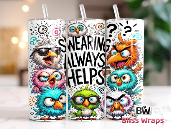 Download Bird Tumbler Wrap Sublimation - Wrap Collection
