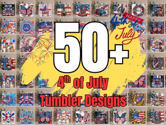 Download 50+ 4th of July Tumbler Wraps Bundle - Wrap Collection