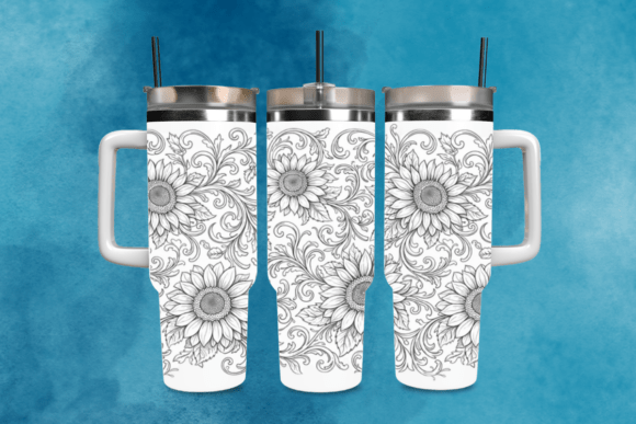 Download Sunflower Laser Tumbler Wrap PNG - Wrap Collection