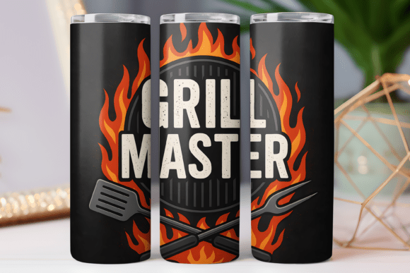 Download Grill Master Father Tumbler Wrap 20oz - Wrap Collection