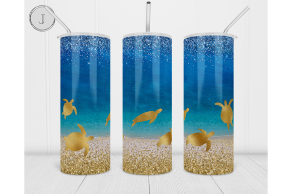 Download 20oz Turtle Tumbler Glitter Beach Wrap - Wrap Collection