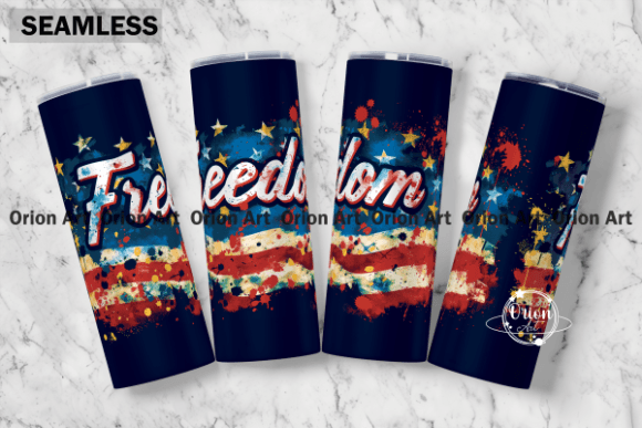 Download Freedom USA Flag Tumbler Wrap PNG - Wrap Collection