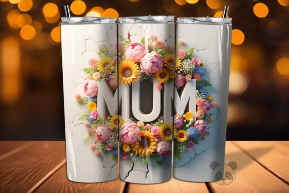 Download Mum 3D Mother's Day Tumbler Wrap - Wrap Collection
