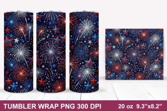 Download 4th of July Tumbler Wrap Design - Wrap Collection