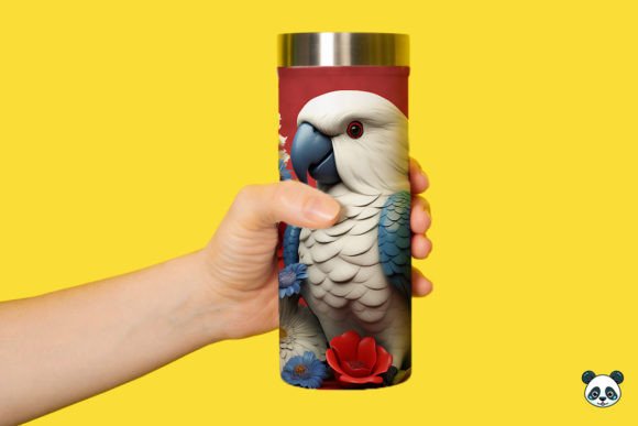 Download Patriotic 3D Parrot Tumbler Wrap Png 4 - Wrap Collection