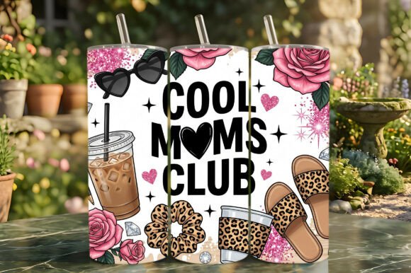 Download Cool Moms Club Sublimation Tumbler Wrap - Wrap Collection