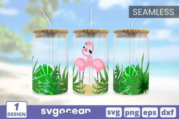 Download Flamingo Pattern Wrap SVG - Wrap Collection