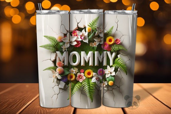 Download Mommy 3D Mother's Day Tumbler Wrap - Wrap Collection
