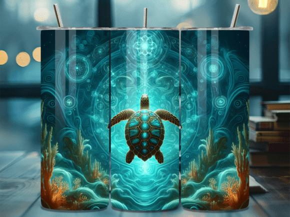 Download Sea Turtles Sublimation Tumbler Wrap - Wrap Collection