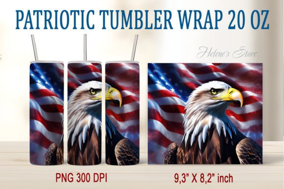 Download American Eagle Tumbler Wrap 20oz Design - Wrap Collection