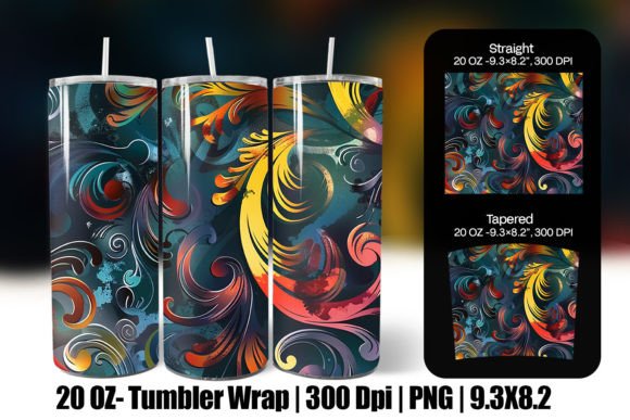 Download Digital Pattern Wrap Tumbler Design - Wrap Collection