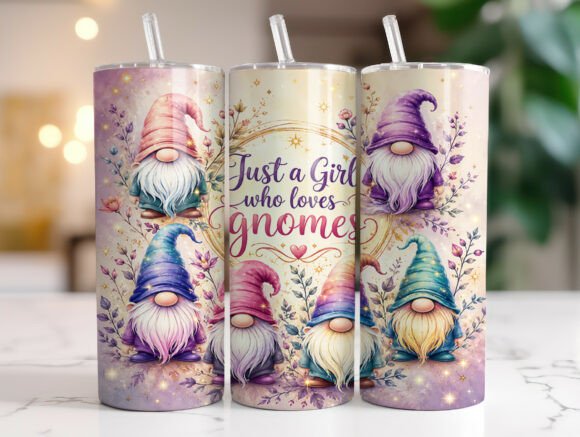 Download Pastel Gnome Tumbler Wrap Sublimation - Wrap Collection
