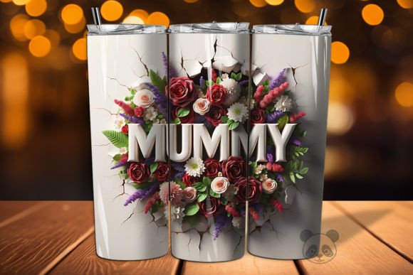 Download Mummy 3D Mother's Day Tumbler Wrap - Wrap Collection