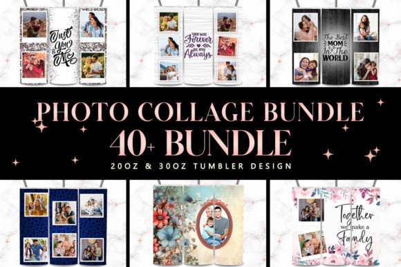 Download Photo Collage Design Tumbler Wrap Bundle - Wrap Collection