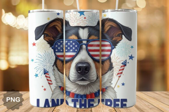 Download Land of the Free Dog Tumbler Wrap PNG - Wrap Collection