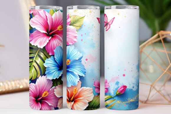Download Summer Beach Tumbler Wrap Design 20 Oz - Wrap Collection